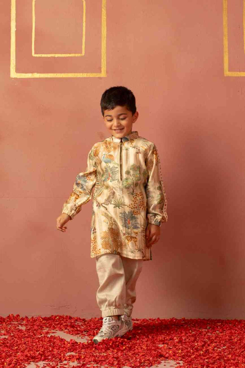 Grey Forest Kurta and Pant