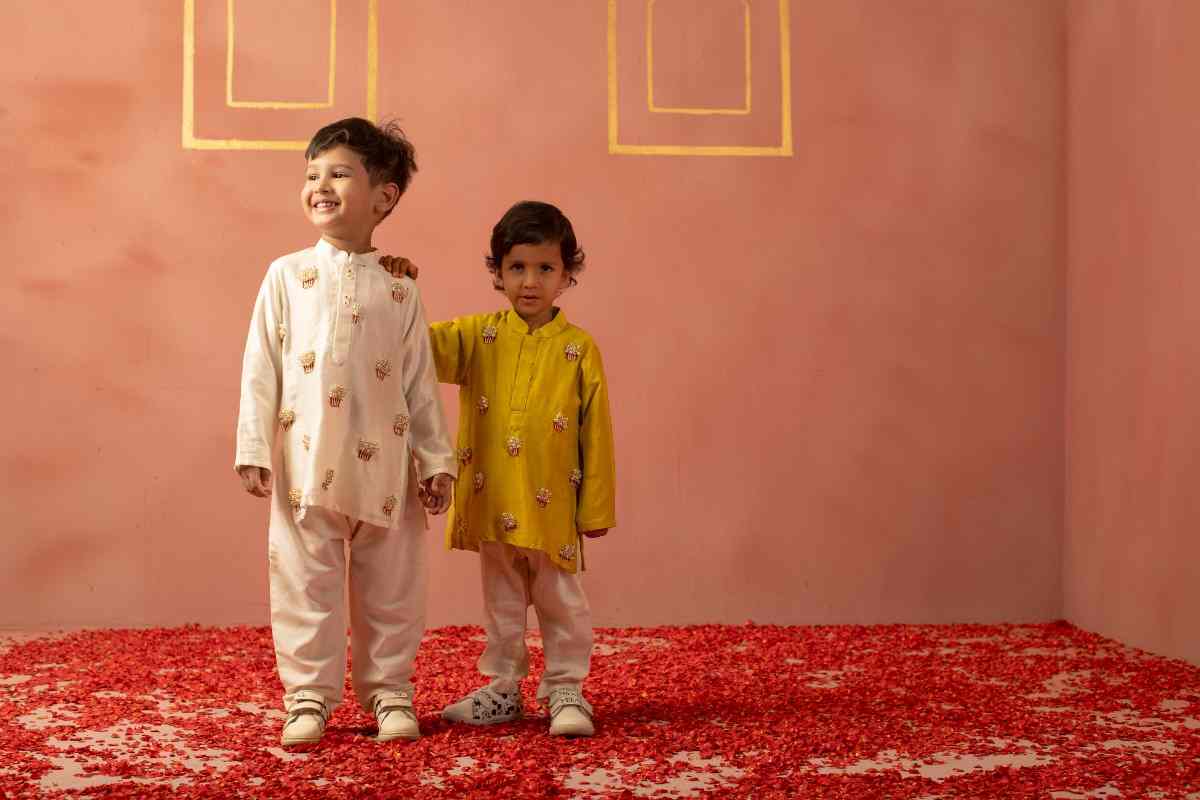 Off White Kurta Set