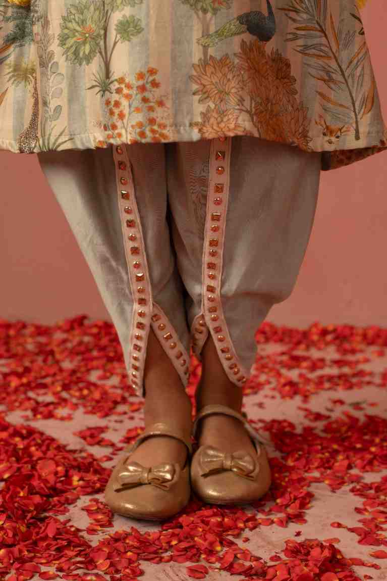 Forest Mint Kurta and Dhoti Pant