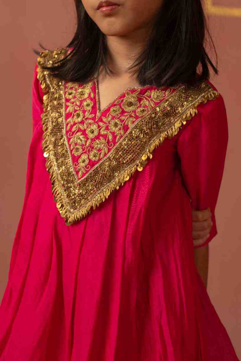 Pink Peplum Set