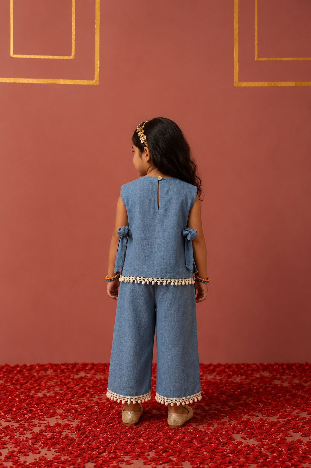 Denim Bib Set