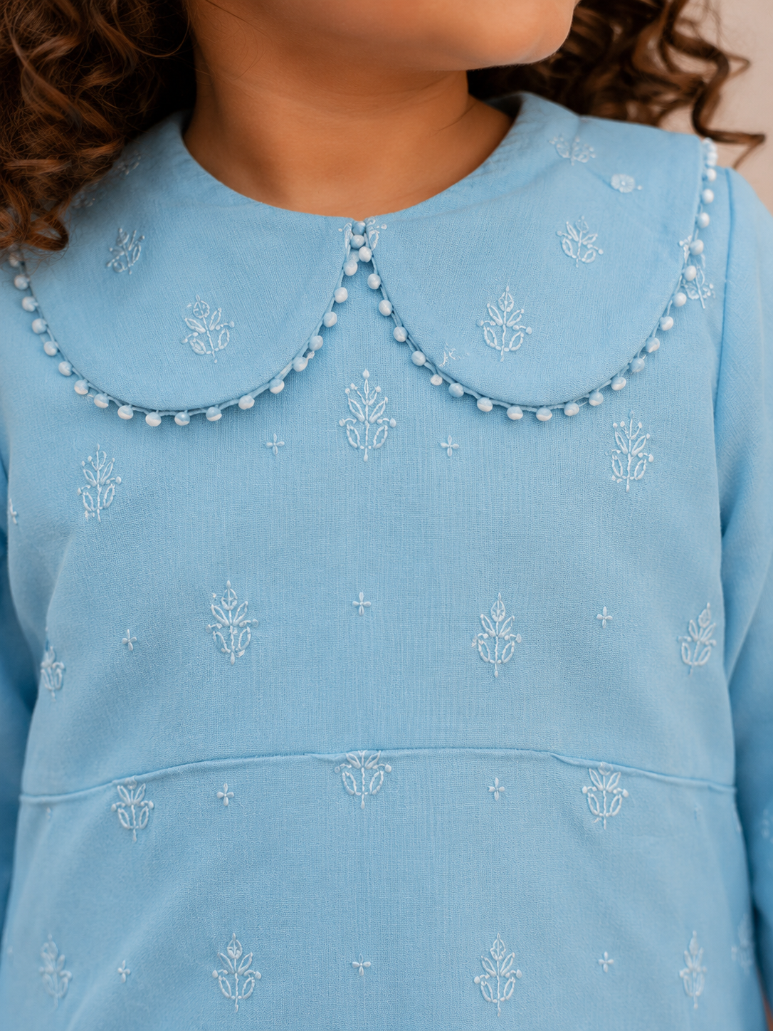 Blue lakhnavi Kurta Sharara