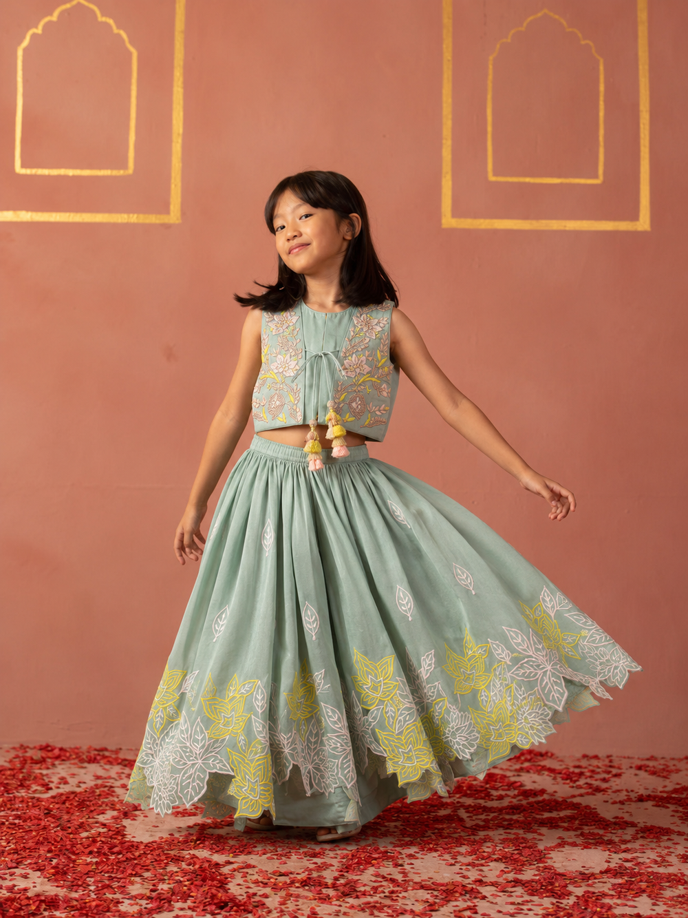 Mint Top and Flare Pant