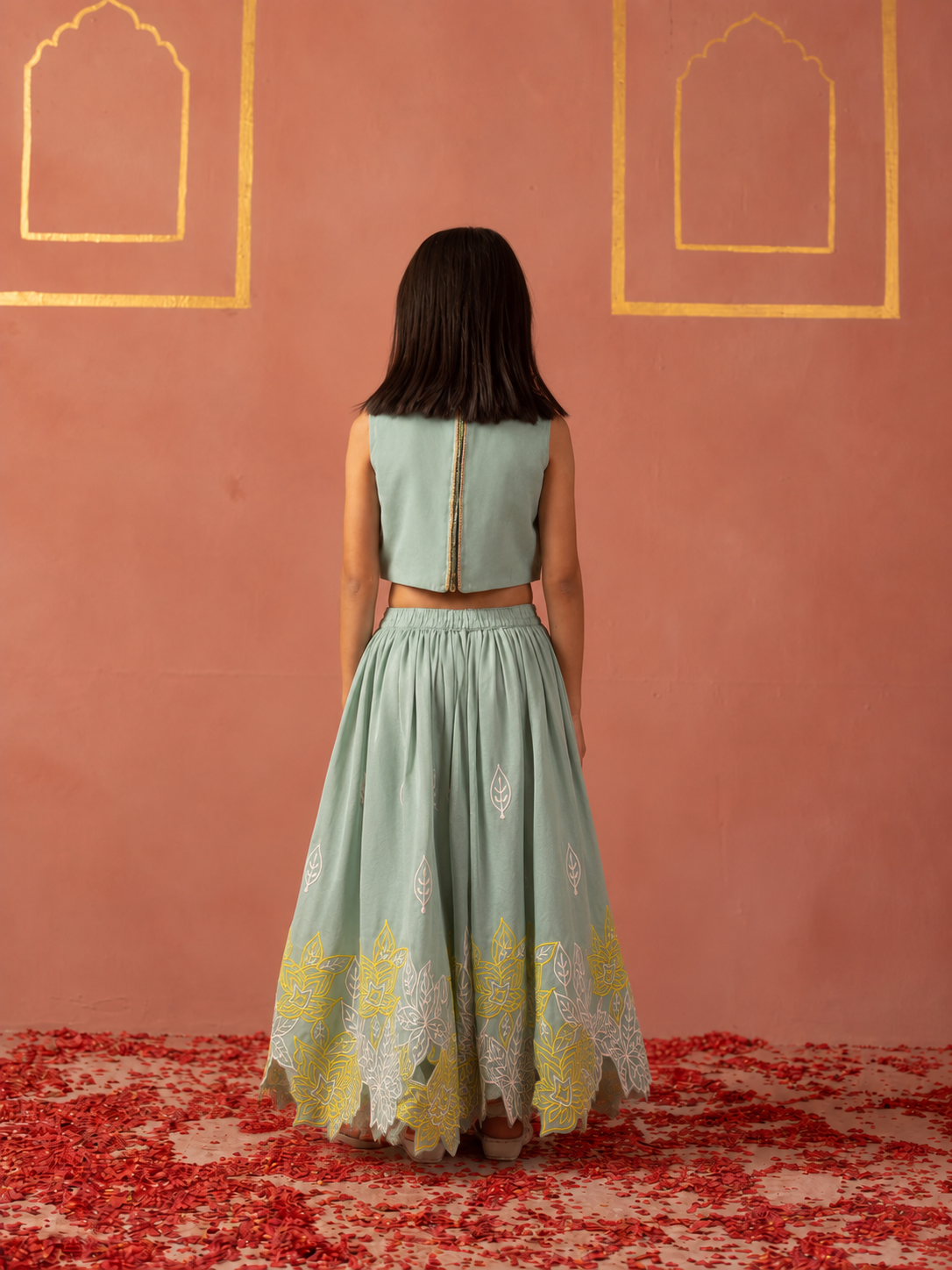 Mint Top and Flare Pant