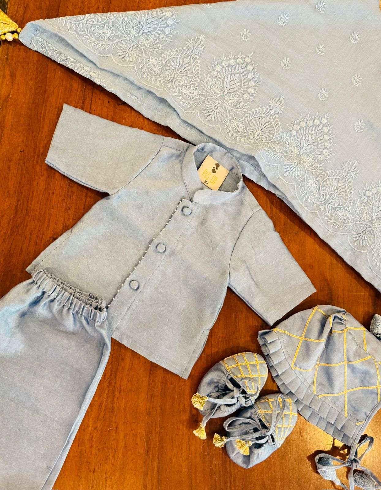 Blue Jamna Set