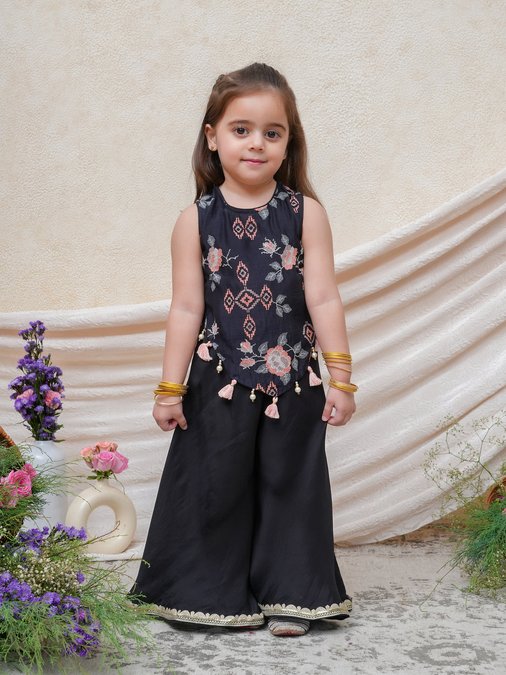 Crosstitch Top Flare Pant for 1 Years Old