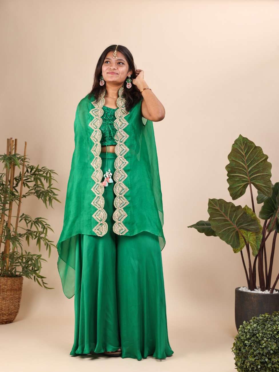 Green cape Set for Teenagers