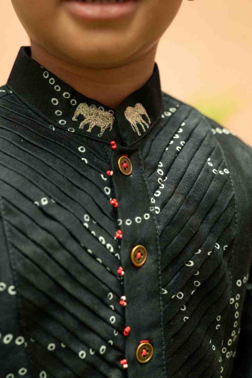 Black Kurta Set