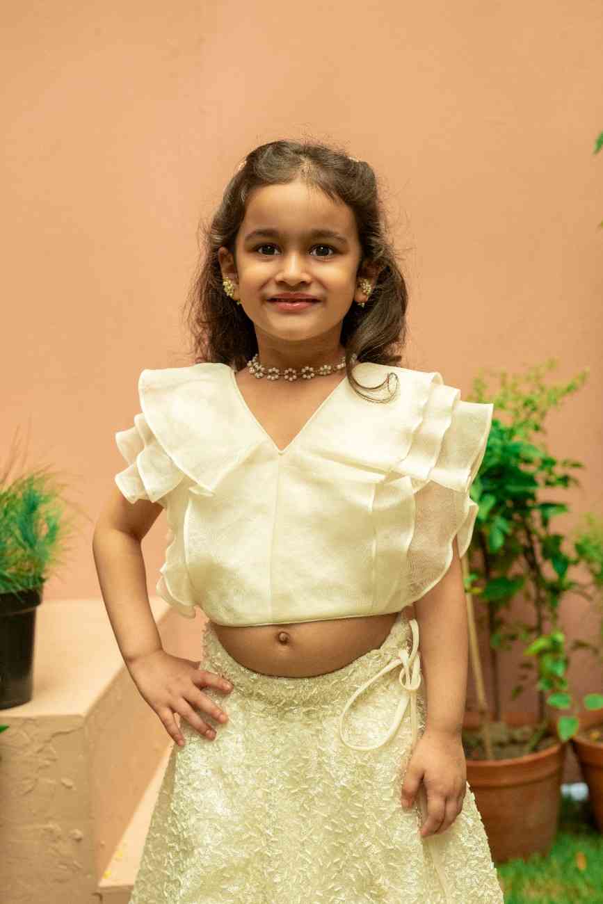 White Top With Ghaghra