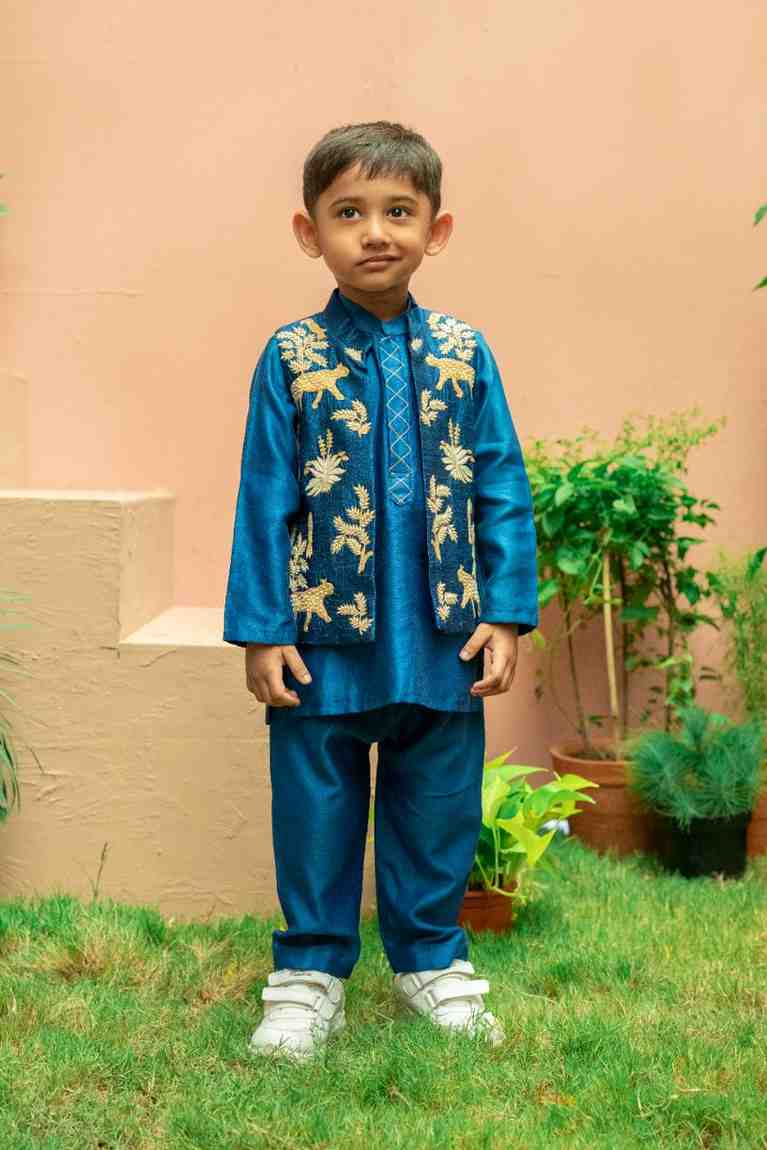 Royal Blue Jacket Set