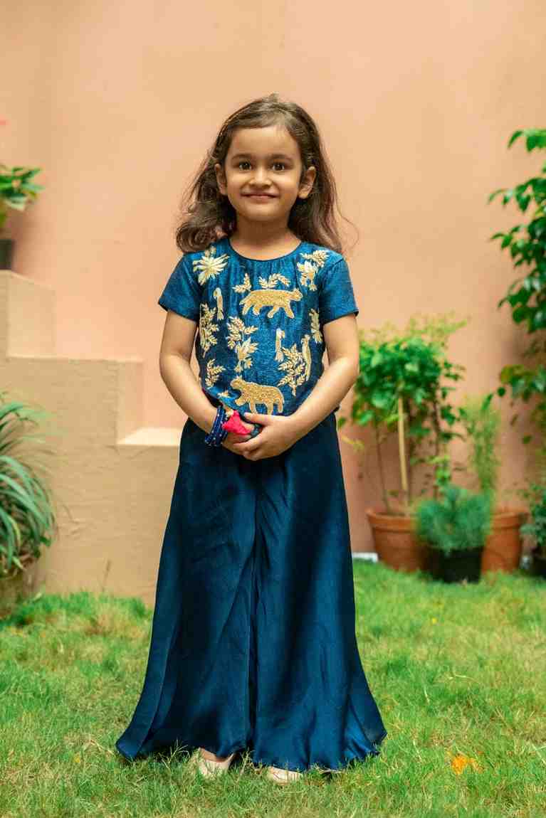 Blue Tiger Pant Set