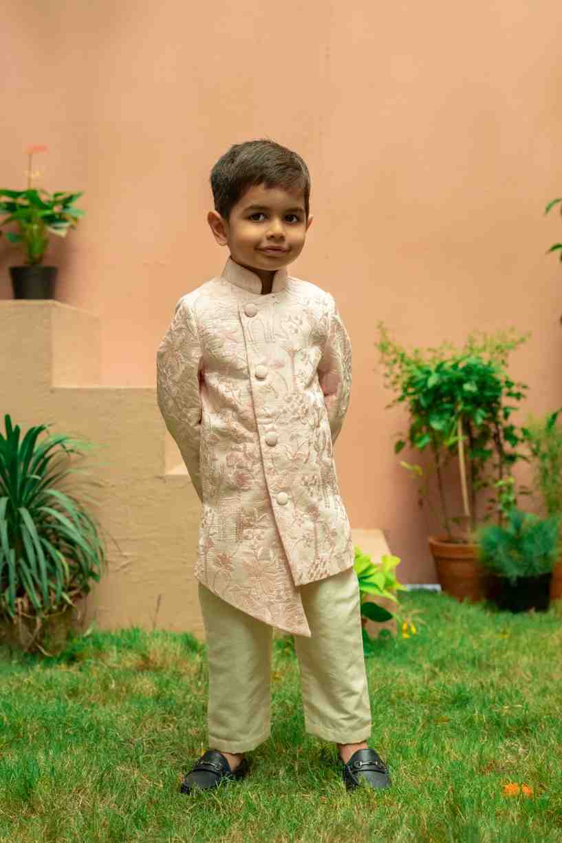 Pink Sherwani Set