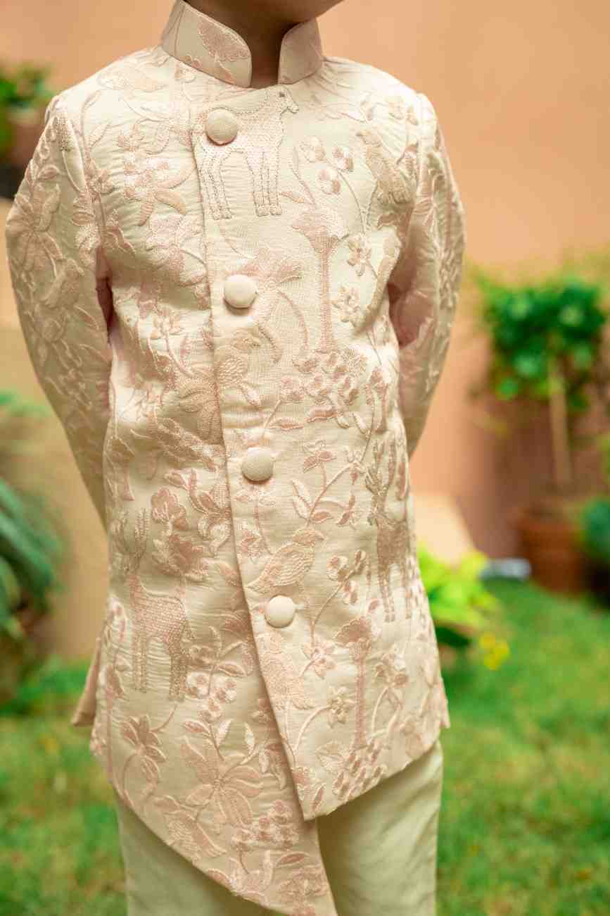Pink Sherwani Set