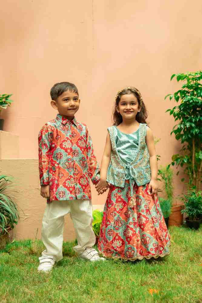 Top with Patola Ghaghra