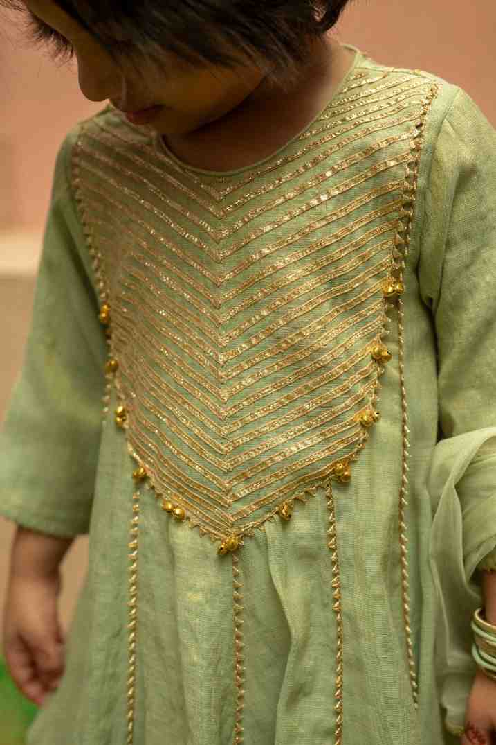 Mint Green Anarkali Set