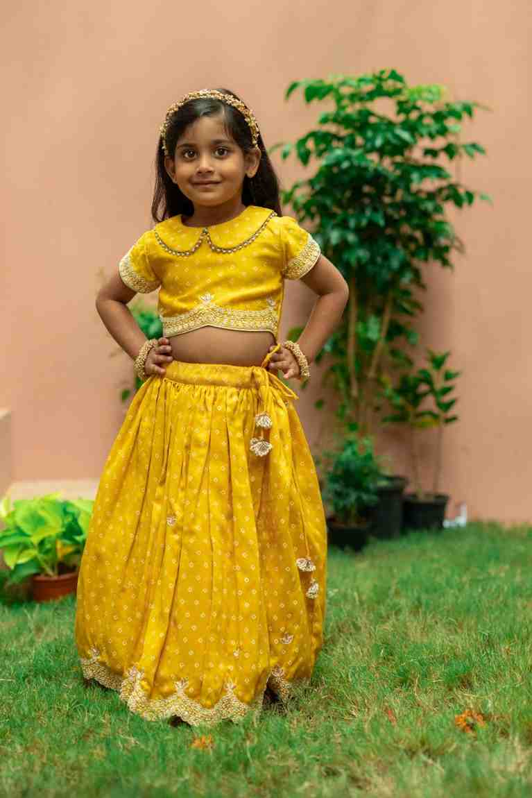 Bandhej Ghaghra Blouse