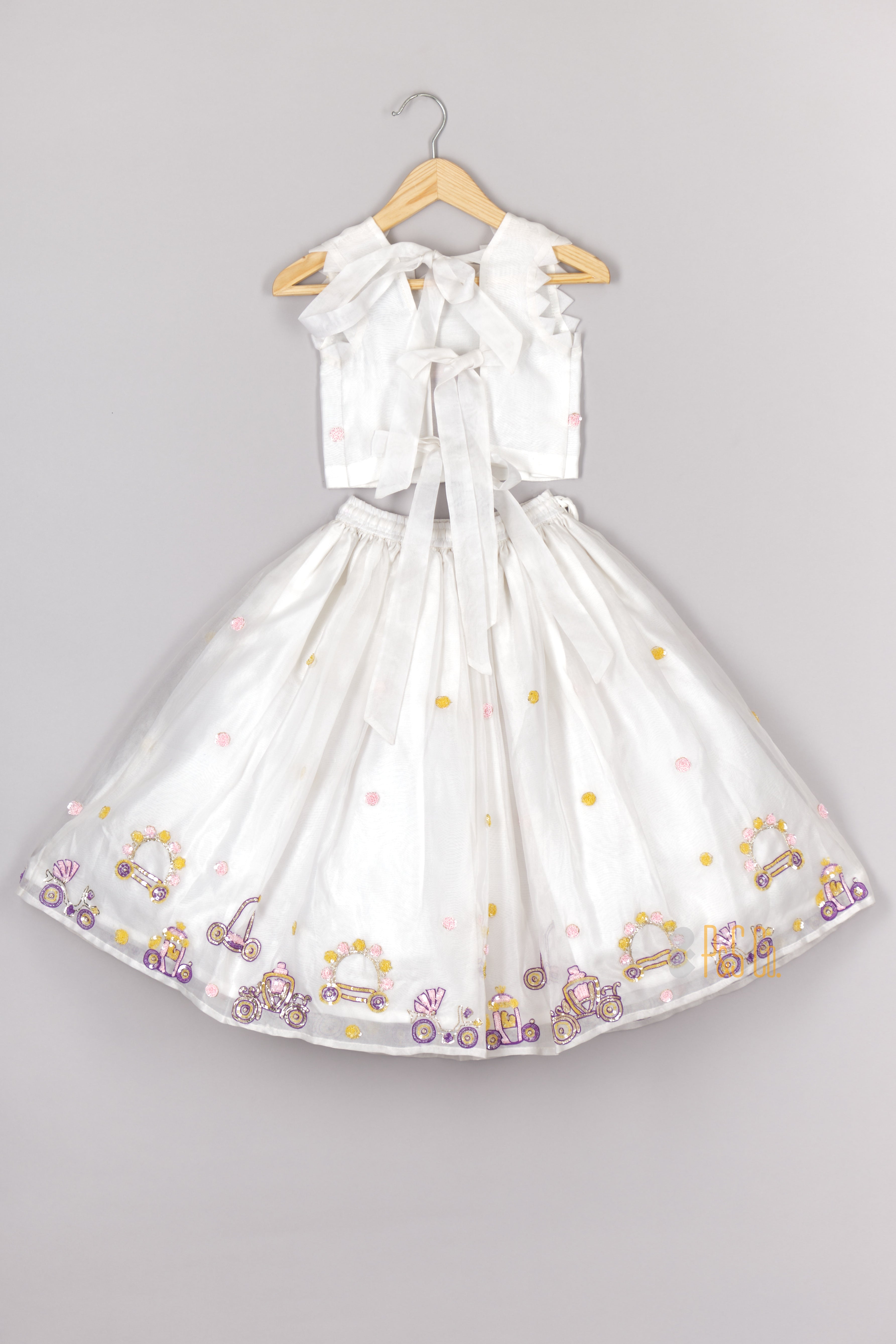 White Princess Ghagara Blouse