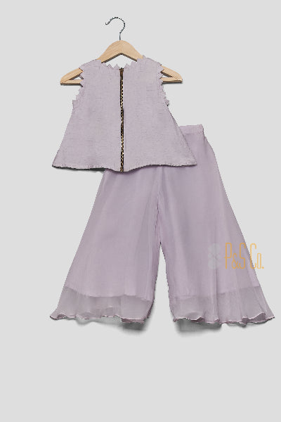 Lavender Tunic Top and Sharara