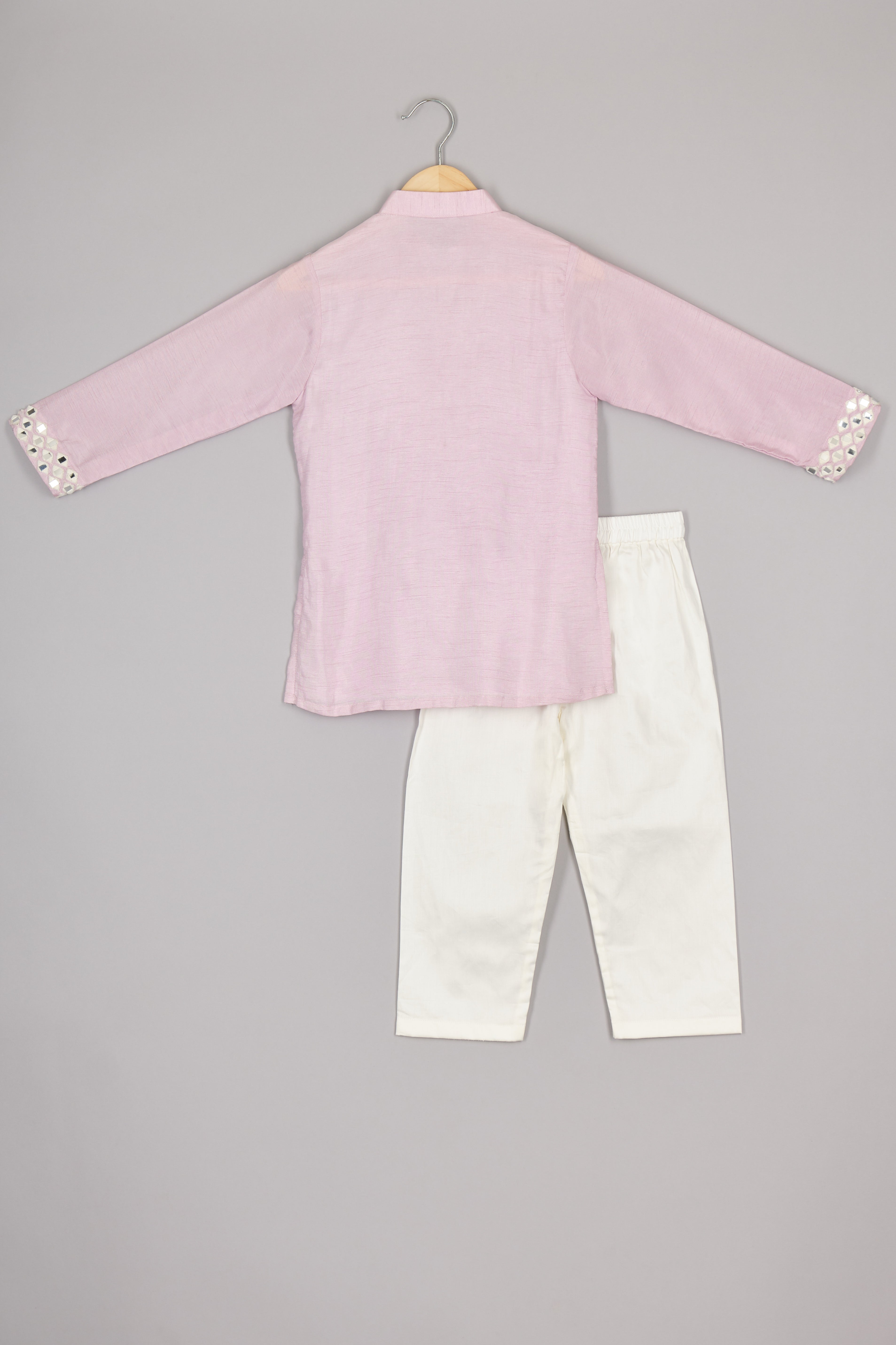 Lavender Mirror Kurta And Pajama