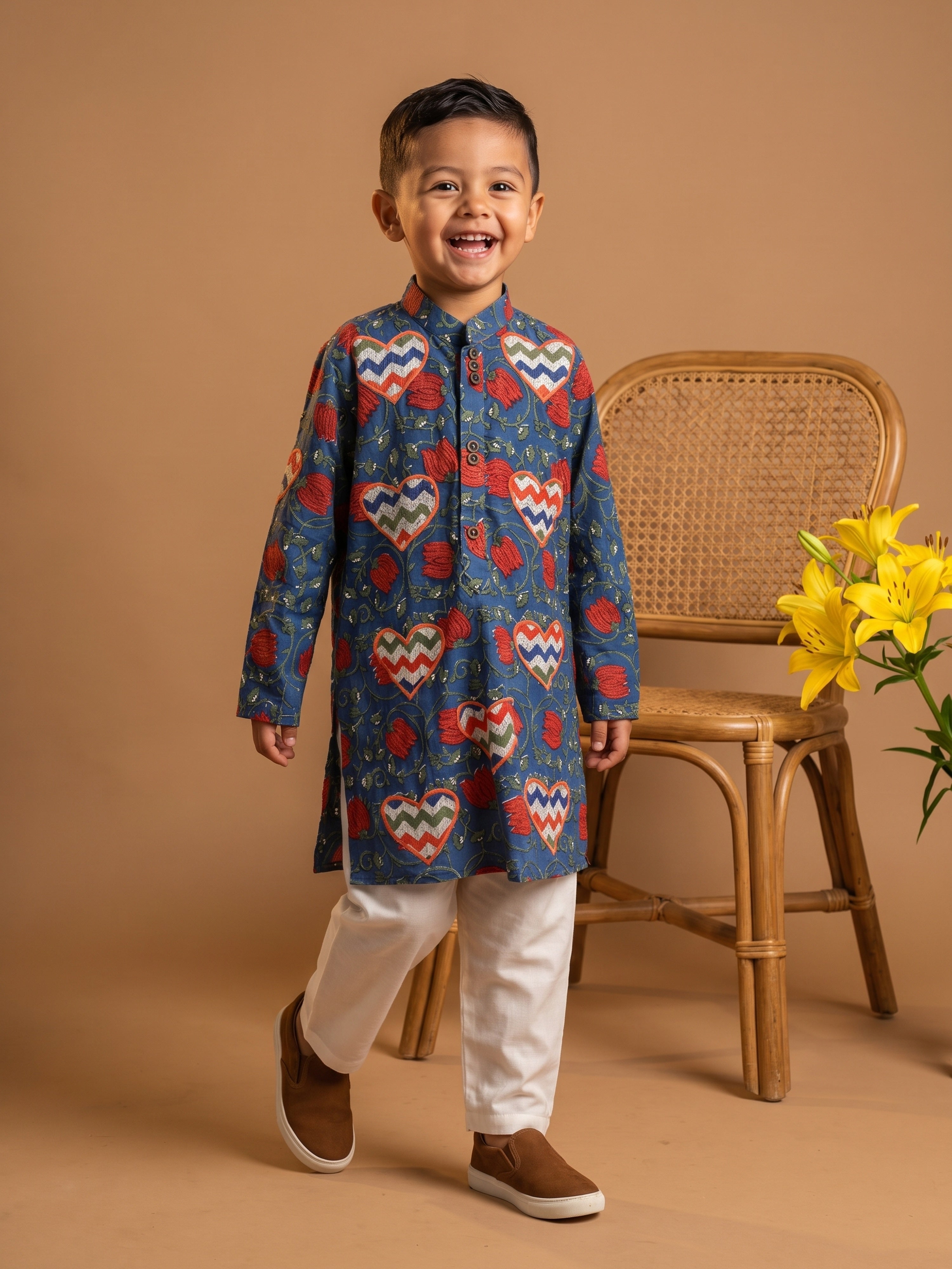 Ayaan Heart Boys Kurta