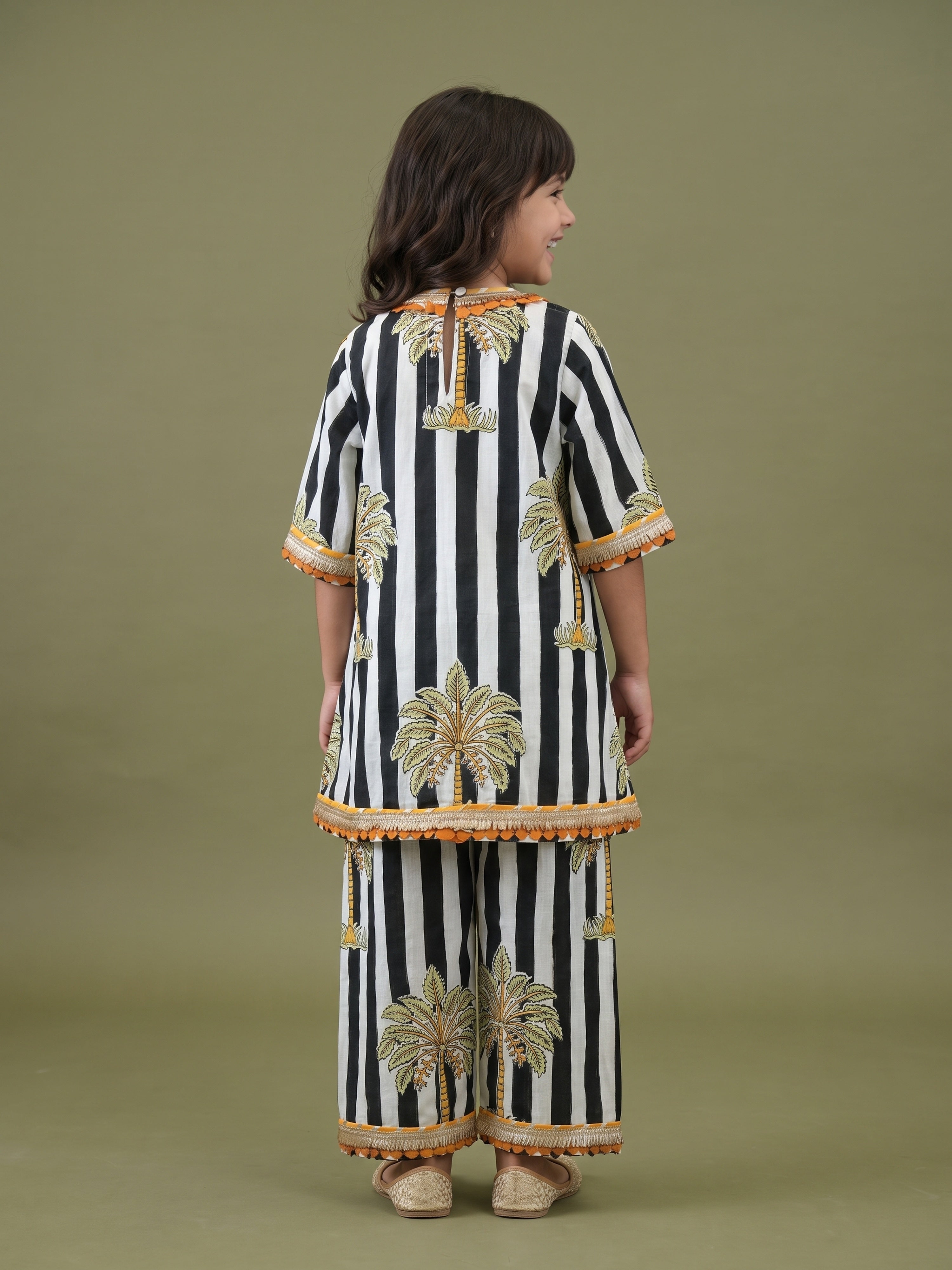 Nysa Coconut Girls Kurta Set