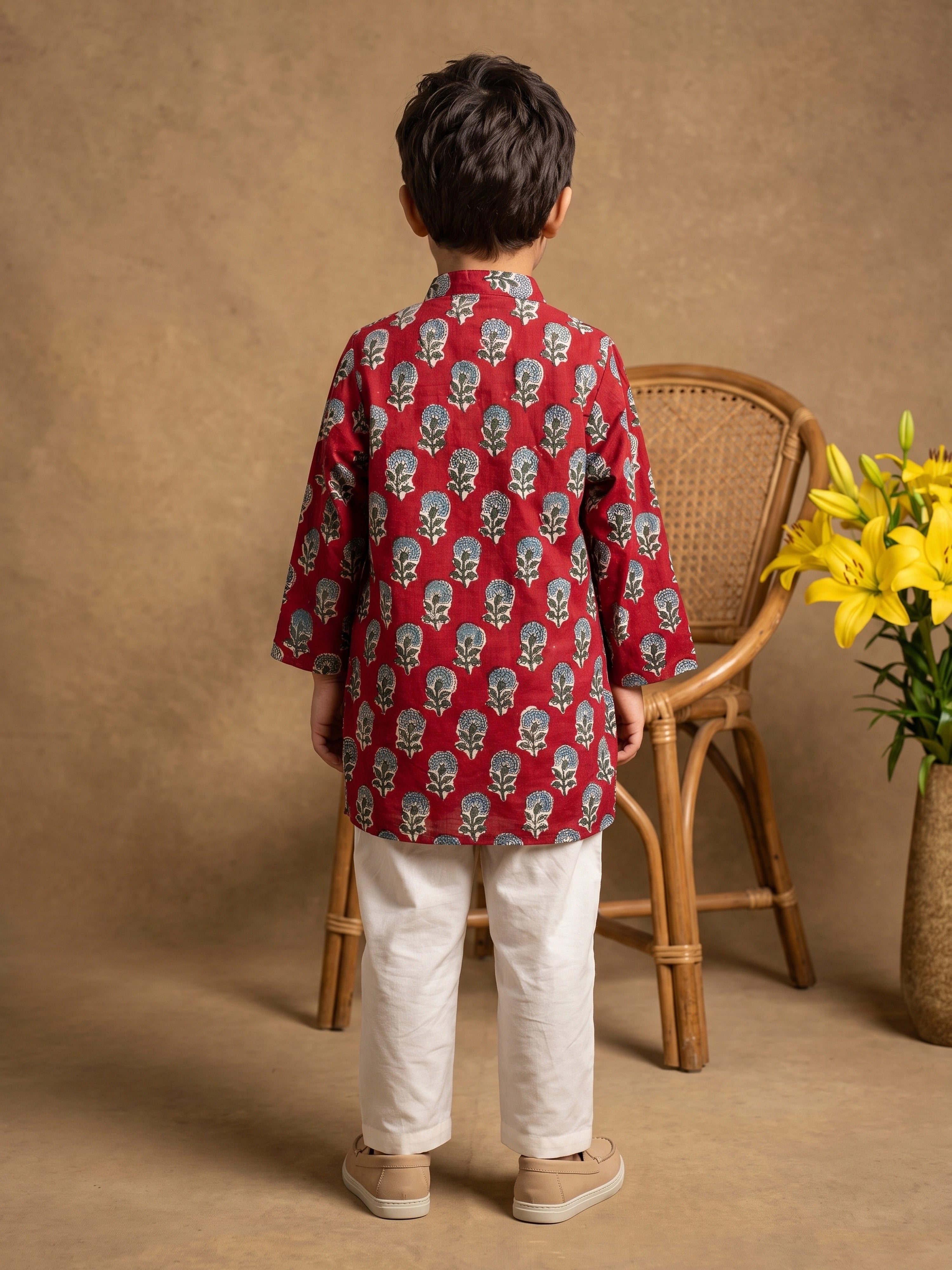Vikram Gota Kurta Set