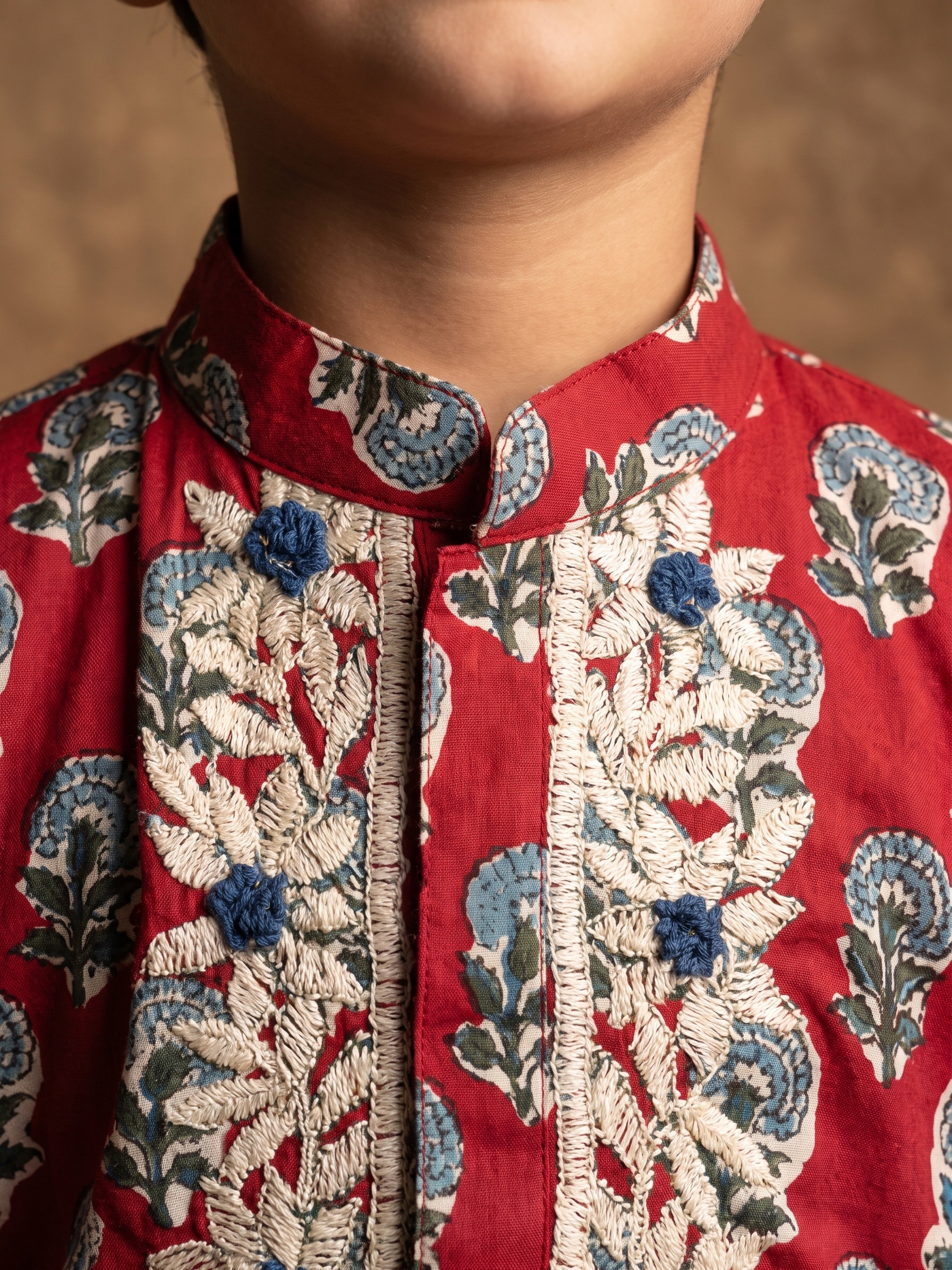 Vikram Gota Kurta Set