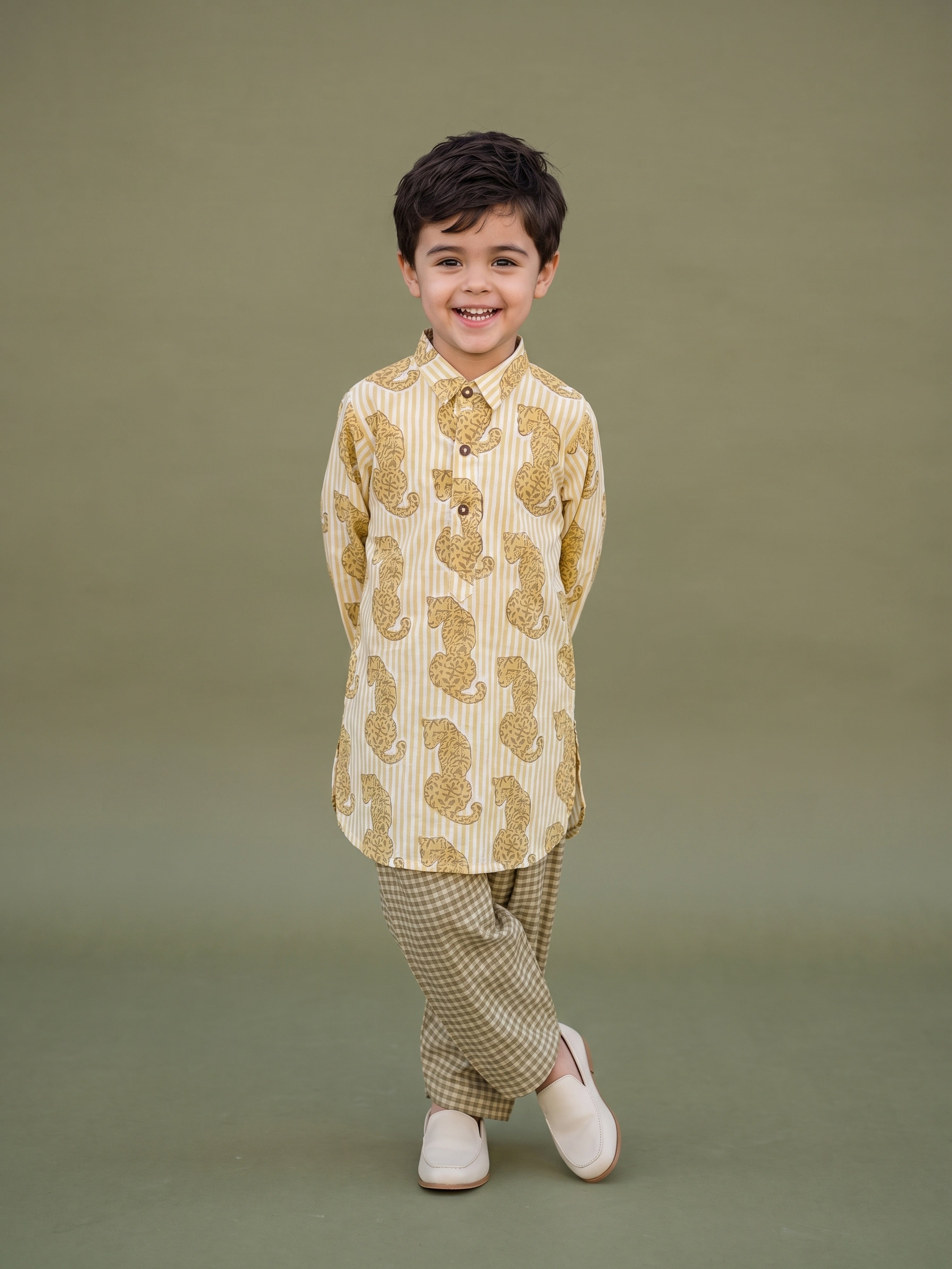 Rohan Tiger Printed Kurta Patiala
