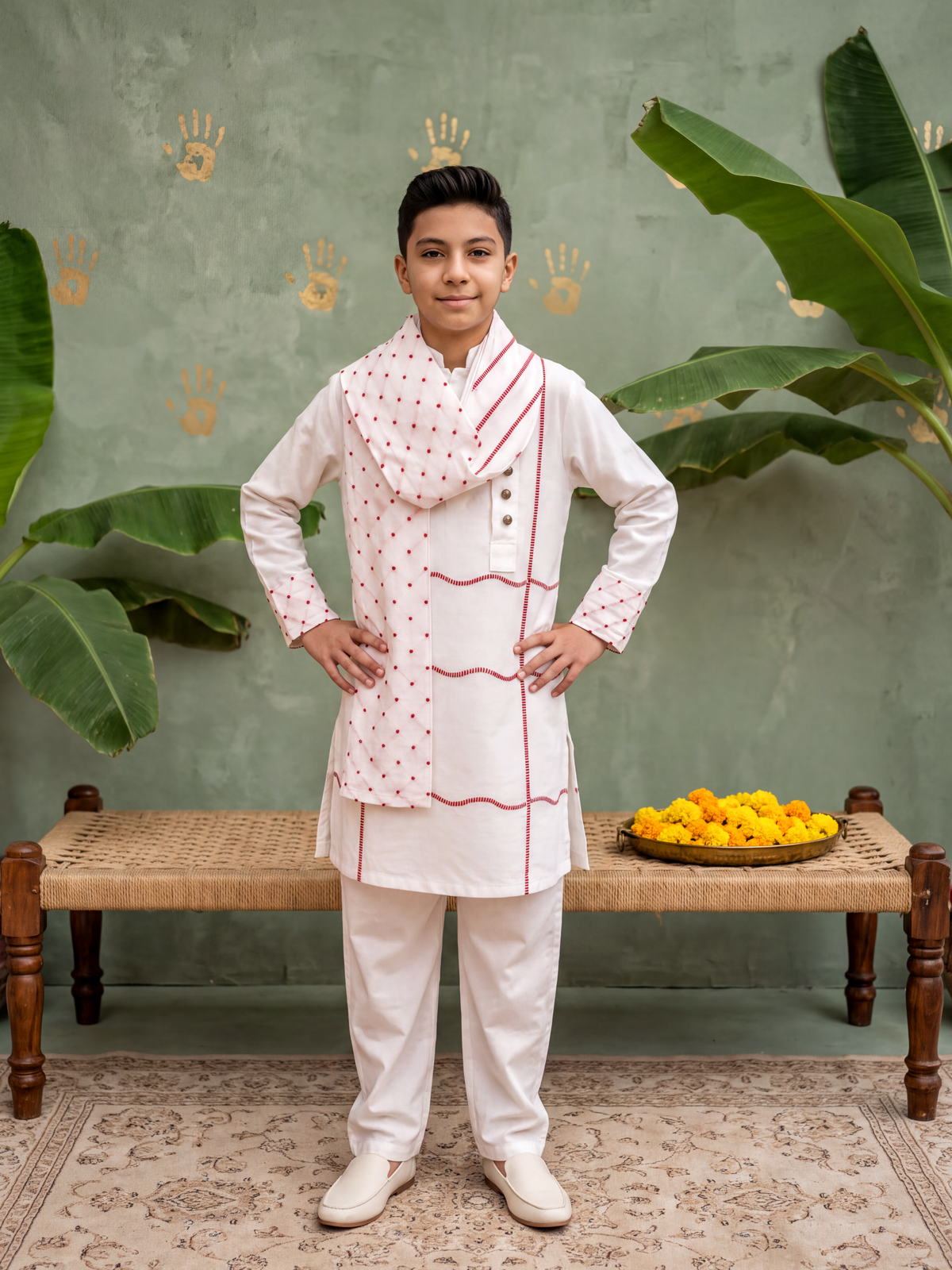 Drape Kurta Set