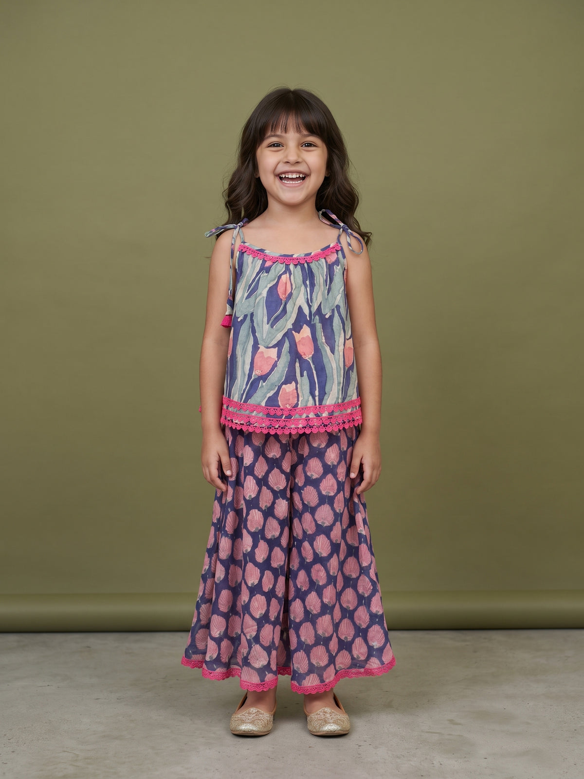 Rewa Tulip Top And Flare Pant