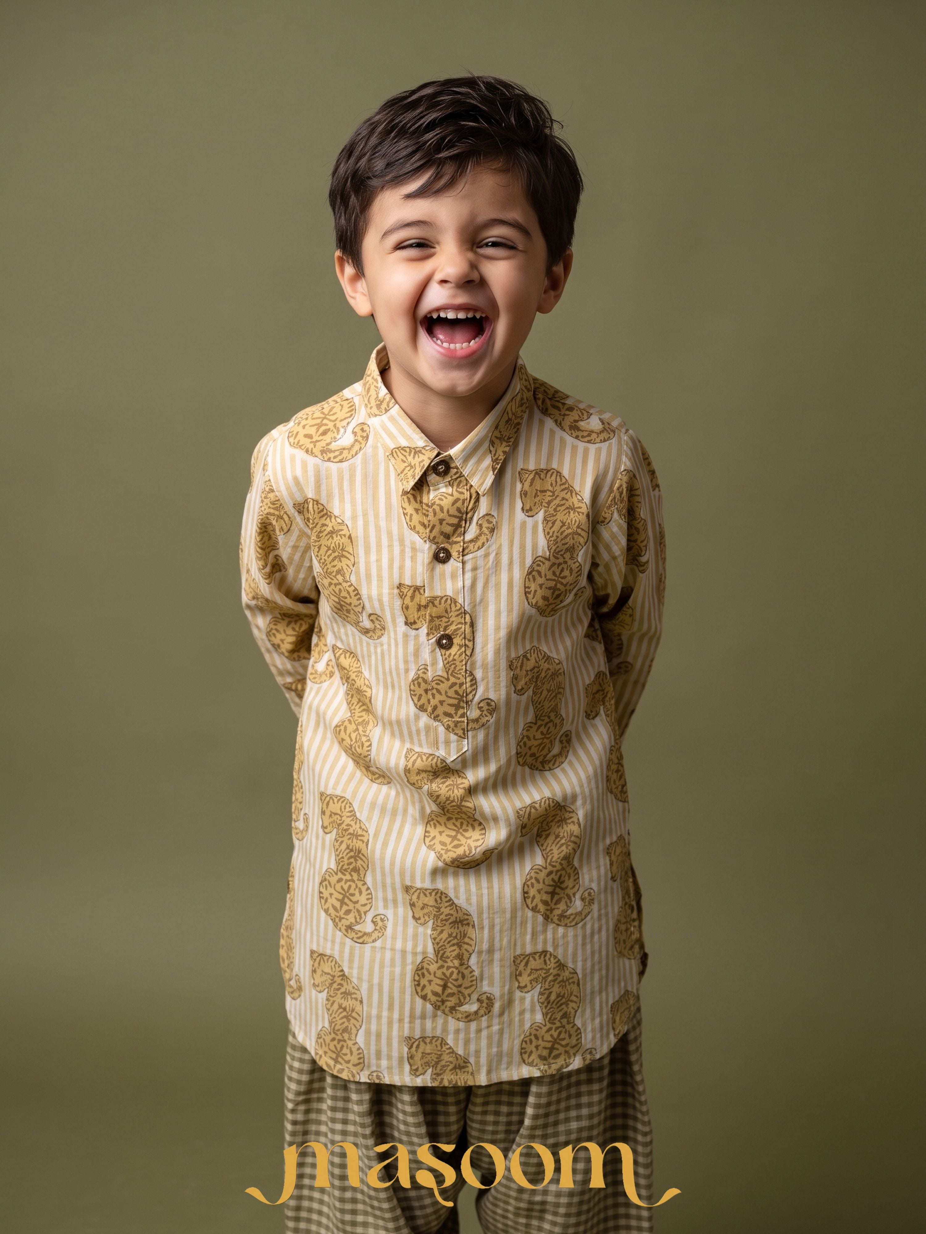 Rohan Tiger Printed Kurta Patiala
