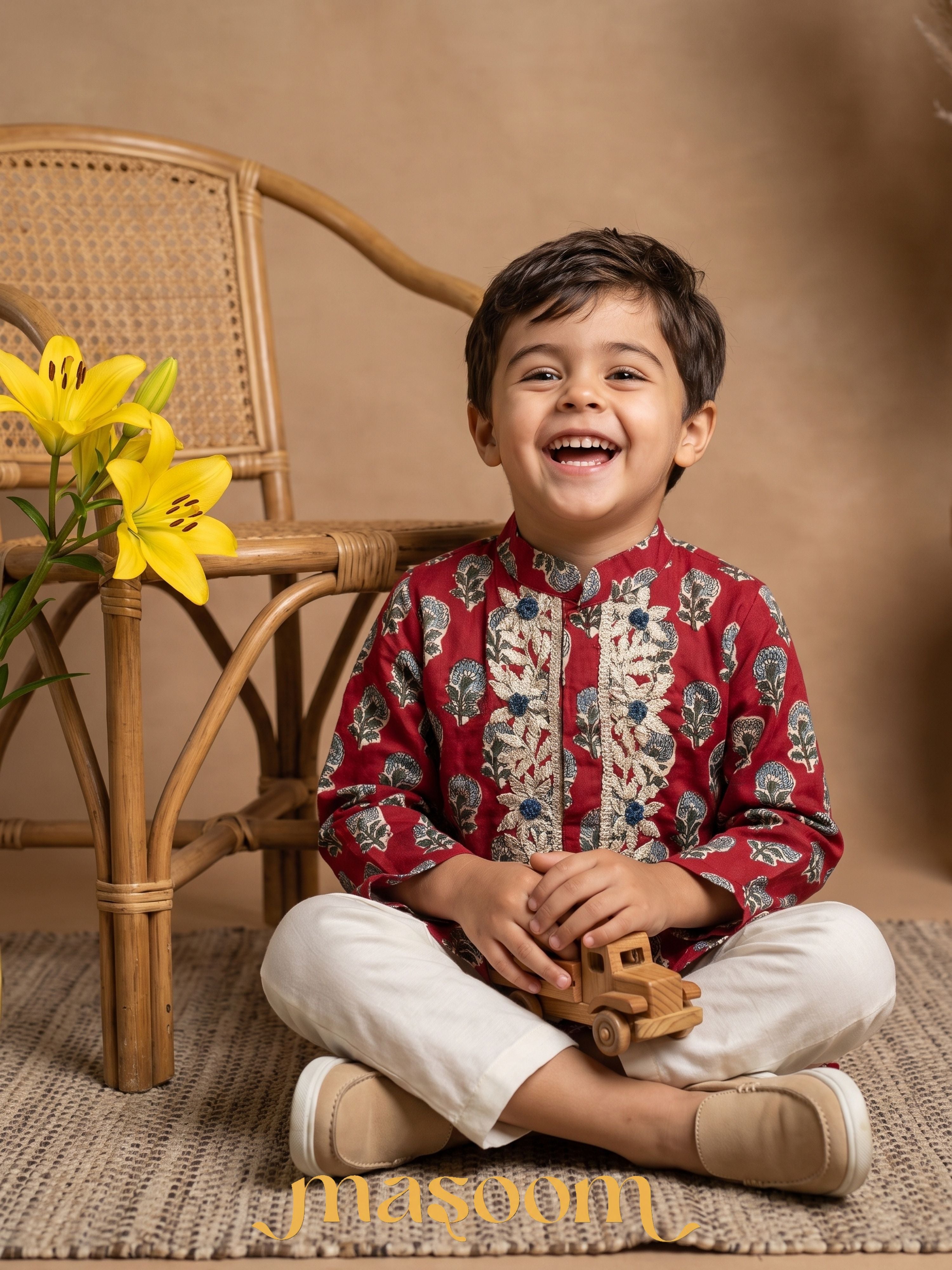 Vikram Gota Kurta Set