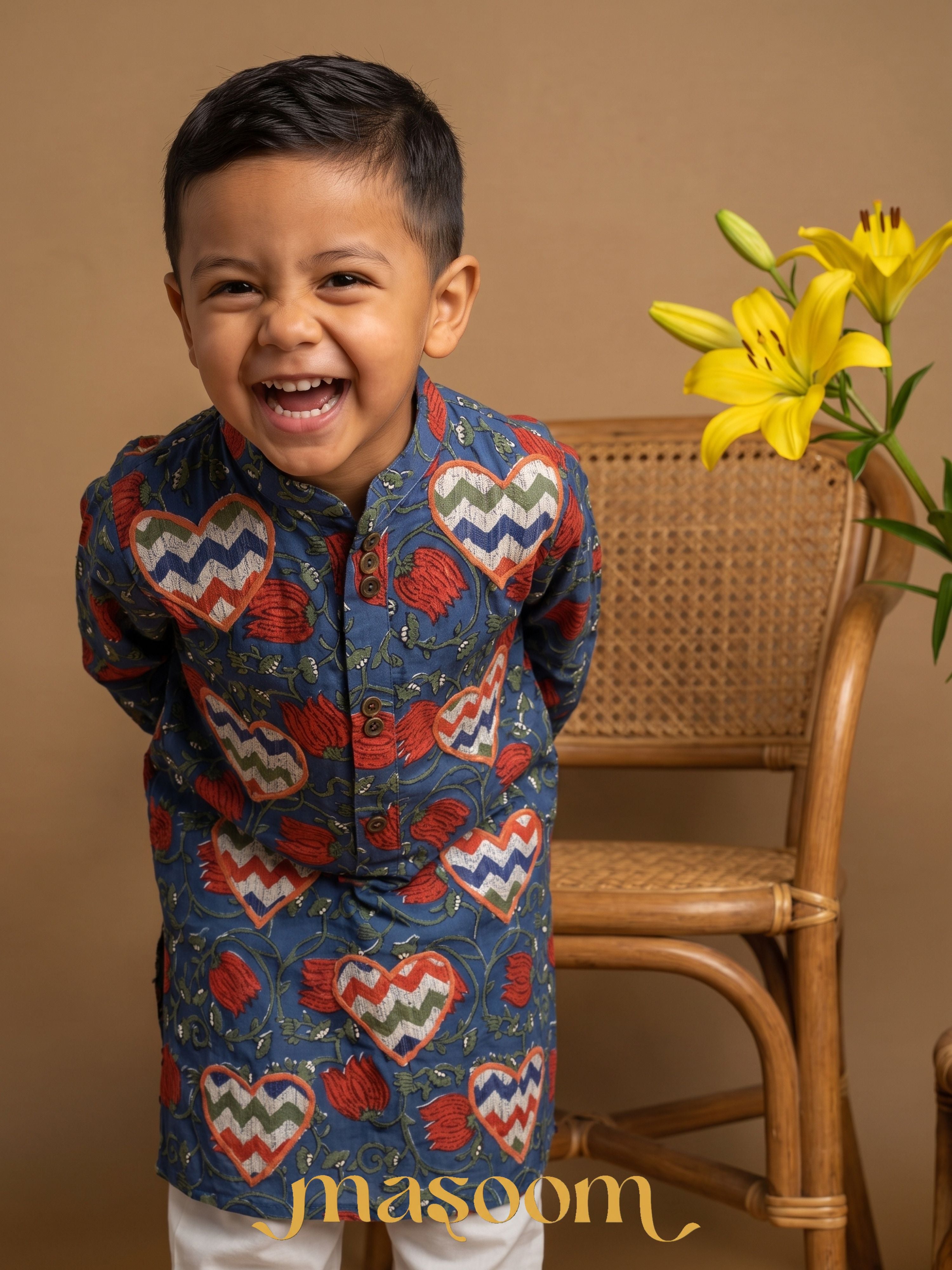 Ayaan Heart Boys Kurta
