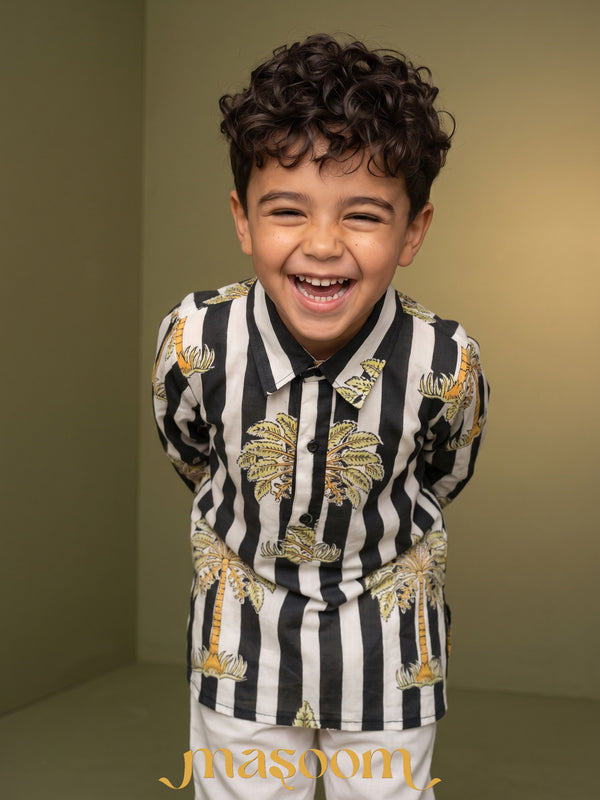 Yuhaan Coconut Printed Kurta Set