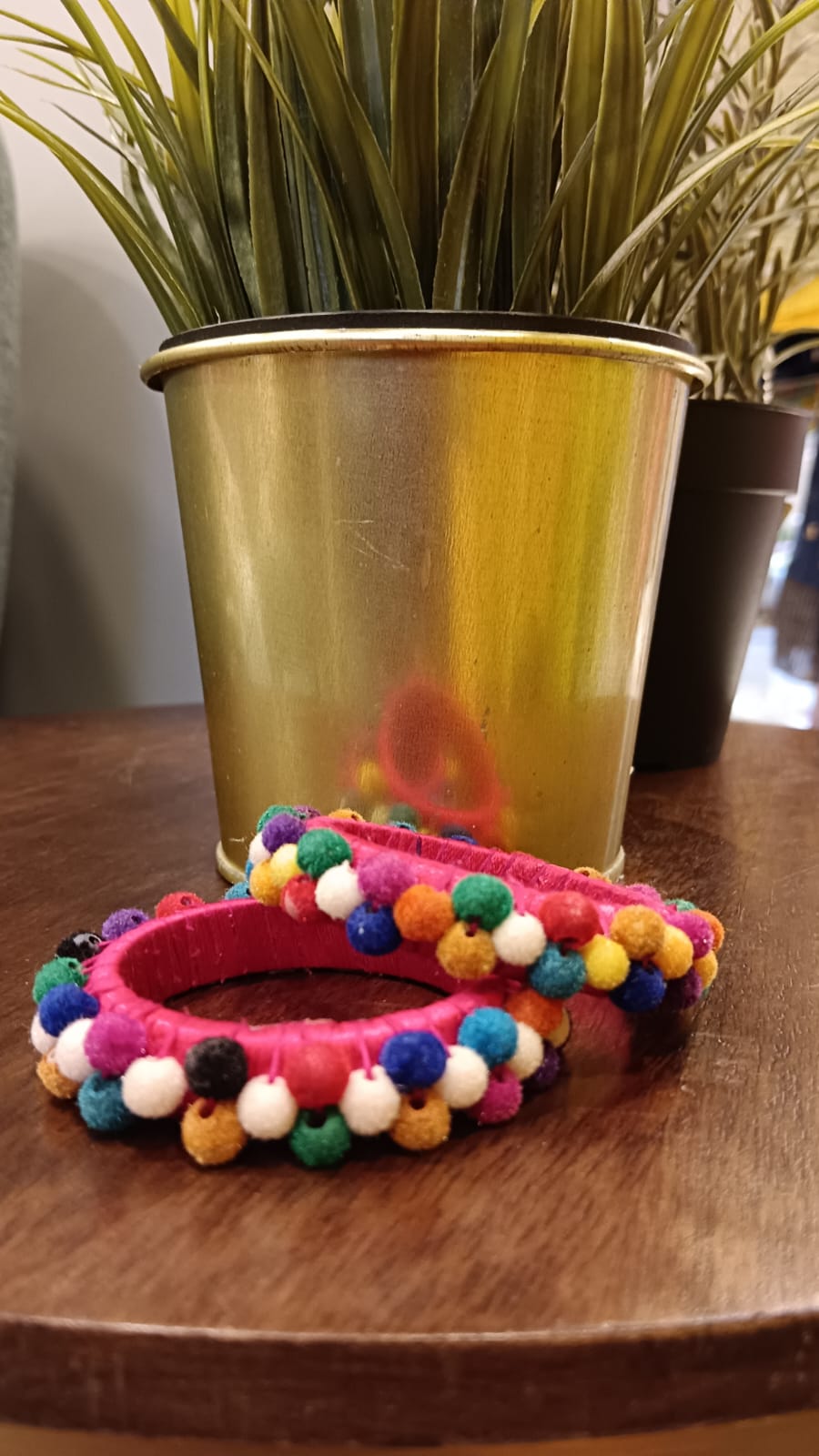 Pink Handcrafted Bangles