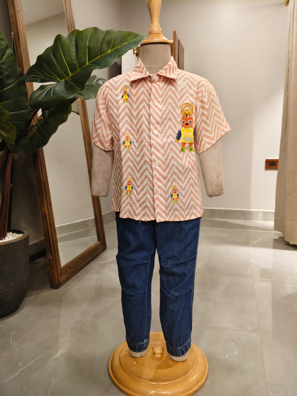 DUST PINK LINEN ROBORT SHIRT