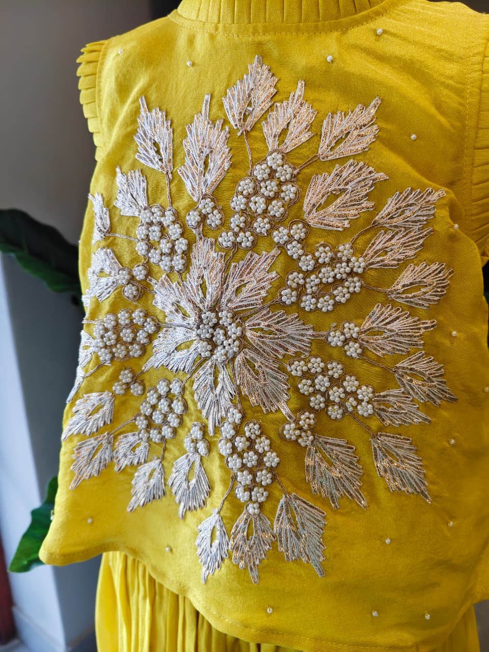 YELLOW COCONUT TOP & PANT for 4 Years Old