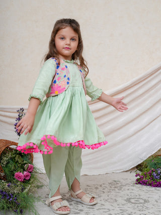 Dhoti Peplum with Jacket