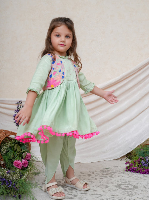 Dhoti Peplum with Jacket