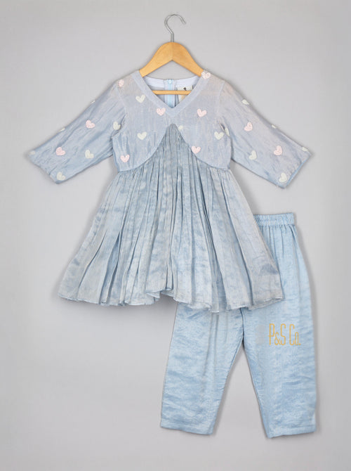 Powder Blue Kurta Set