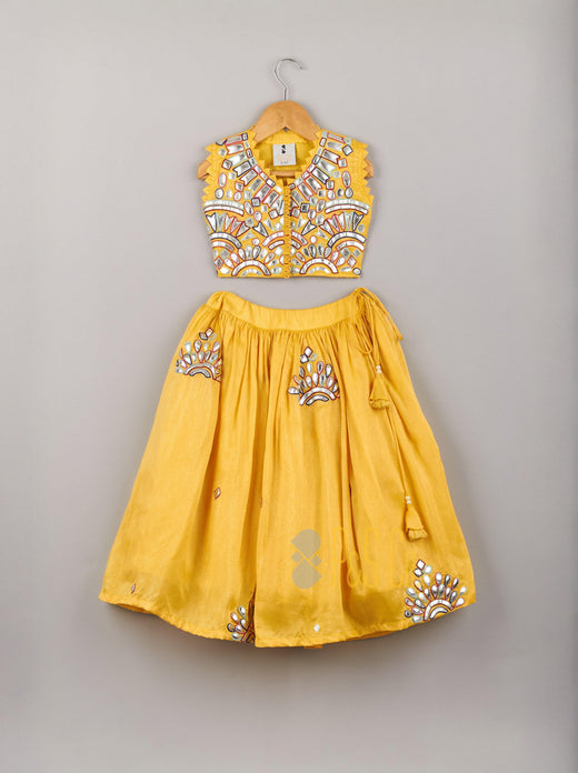 Mother's - Abhla Work Lehenga Set