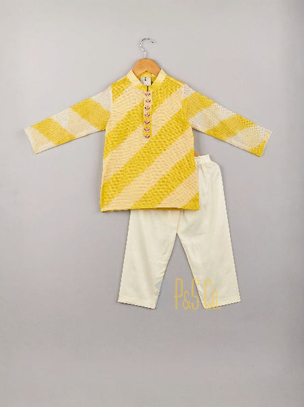 Leheriya Print Kurta with Pant HYD STORE
