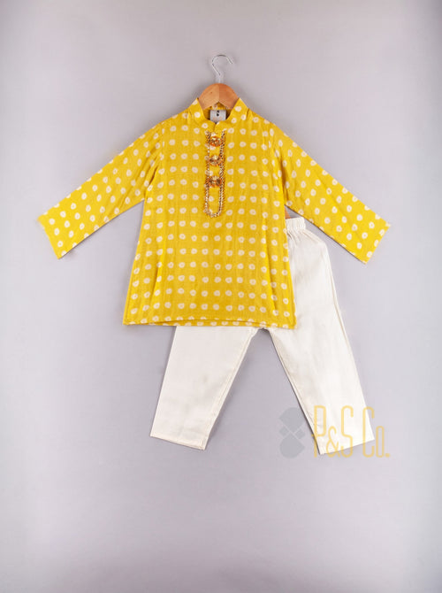 Bandhani Printed Kurta Pyjama