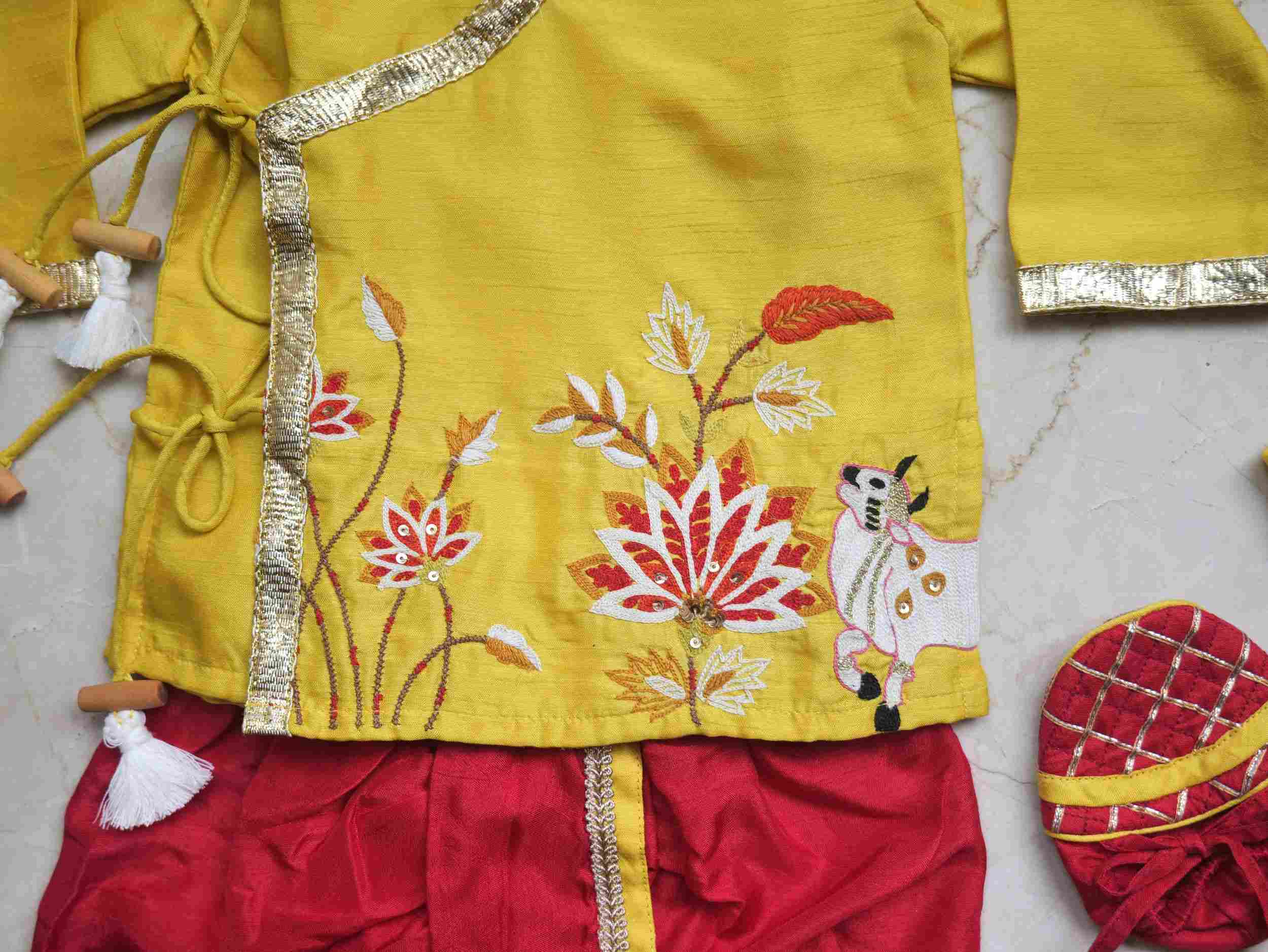 Embroidered Infant Jamna Set - P&S Company