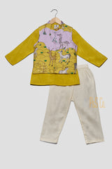 Deer Jacket Kurta And Pyjama - P&S Company