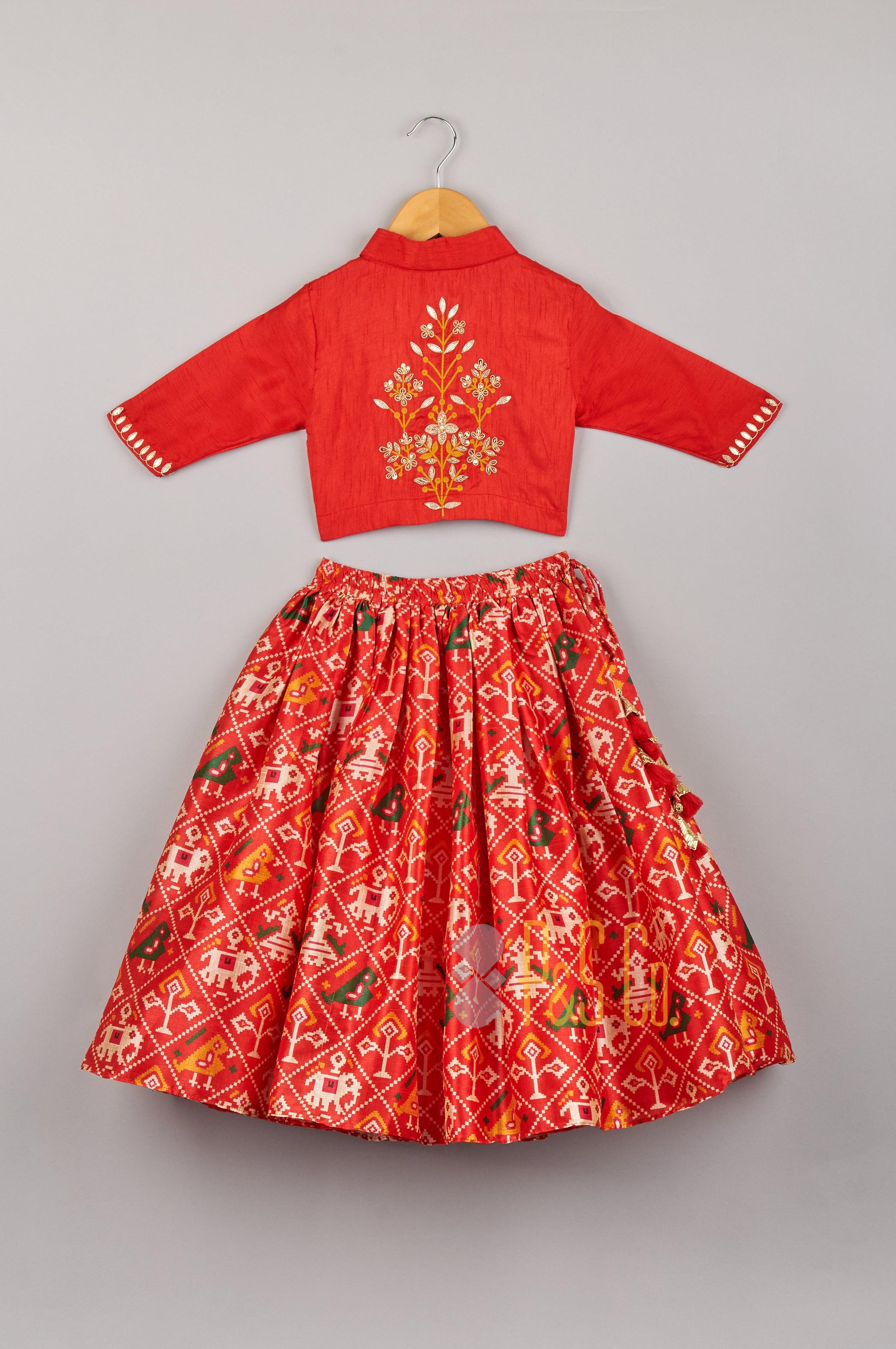 Top With Patola Printed Lehenga - P&S Company
