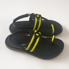 Black and lime stylish slippers - P&S Company